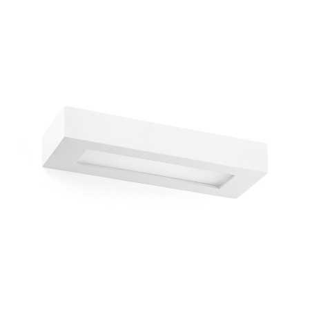 Lampe murale en plâtre E14 blanc mat SALAVRE
