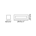 Lampe murale en plâtre E14 blanc mat SALAVRE