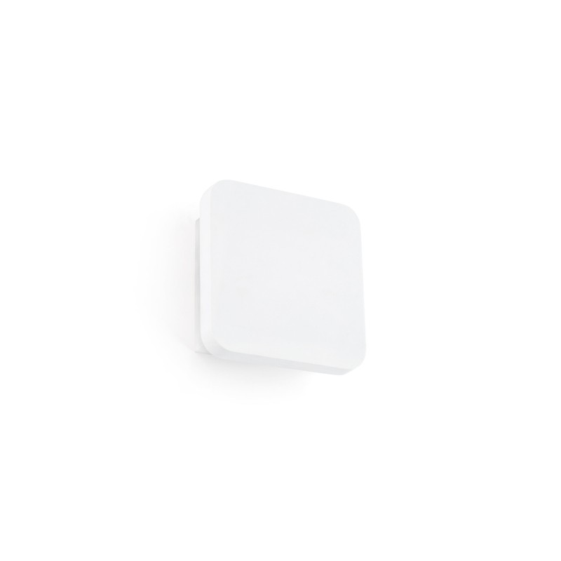 Lampe murale en plâtre LED intégré blanc mat AUBIGNY