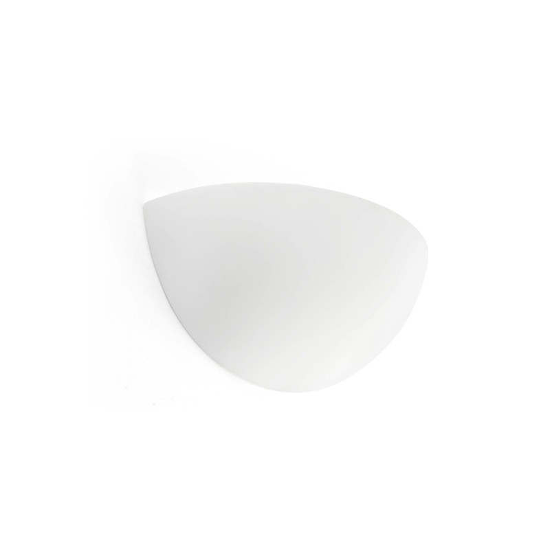 Lampe mur plâtre E14 blanc mat LE LION