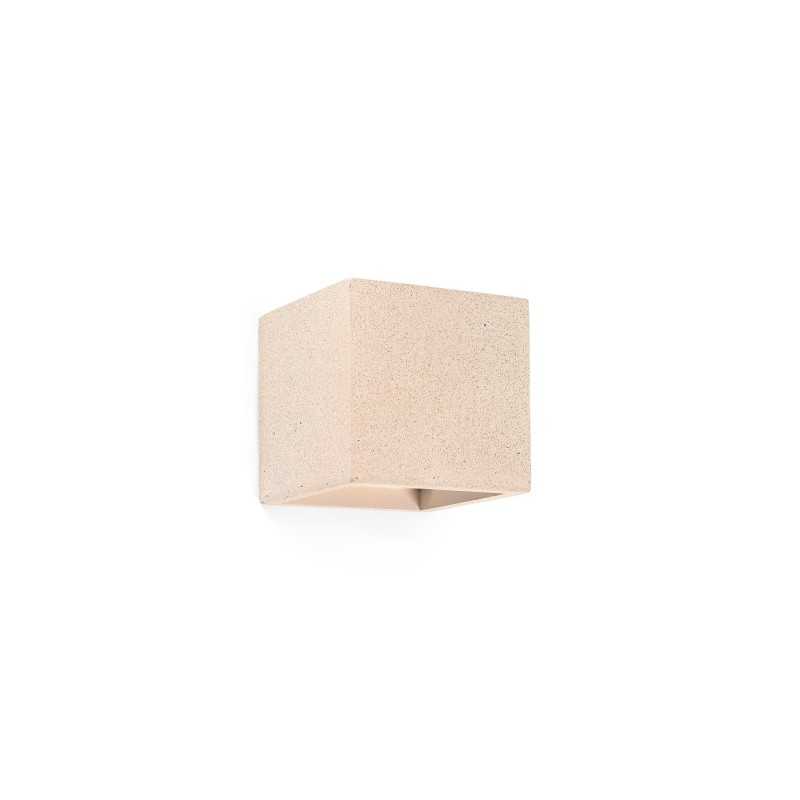 Lampe mur ciment G9 beige ALENÇON