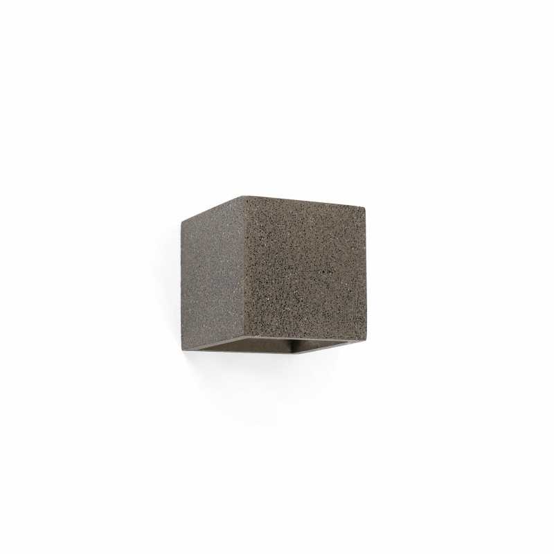 Lampe mur ciment G9 gris MANCIET