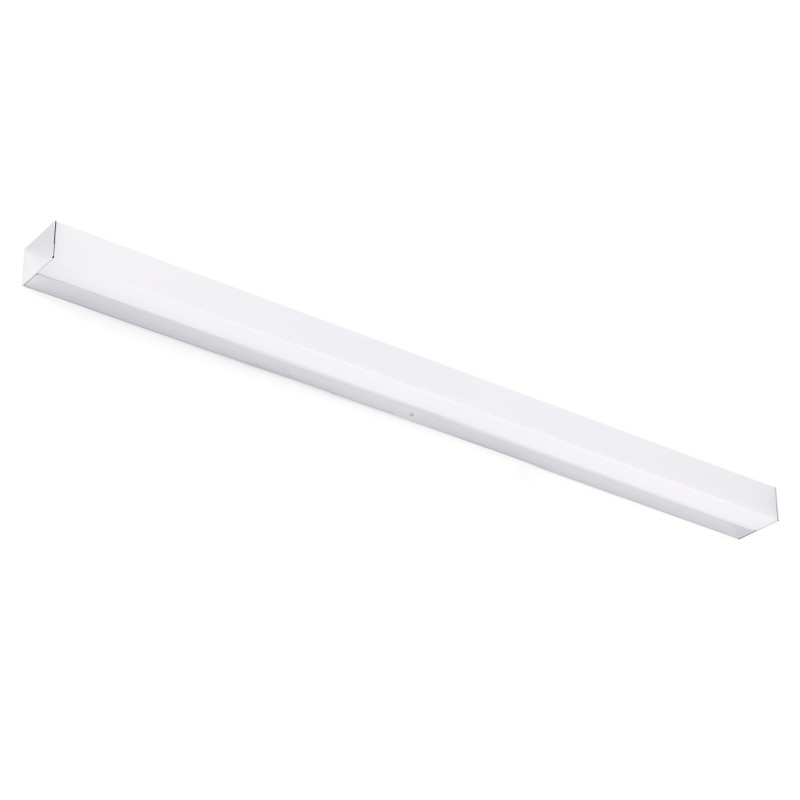 Lampe mur aluminium LED intégré chromé brillant FELLUNS
