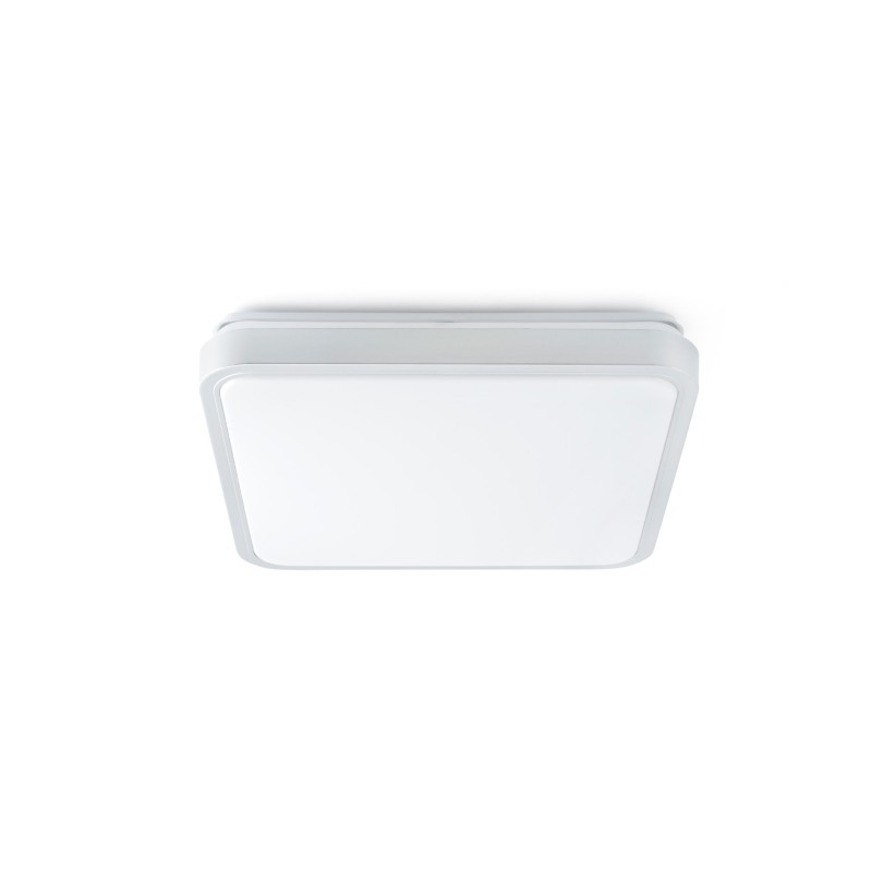 Lampe mur polystyrène LED intégré acier brossé réf. 63393