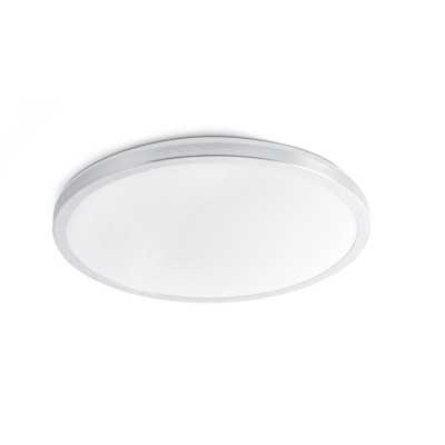 Lampe mur aluminium LED intégré acier brossé réf. 63398