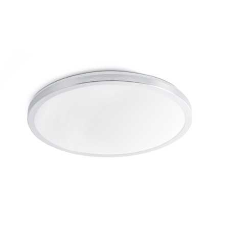 Lampe mur aluminium LED intégré acier brossé réf. 63398