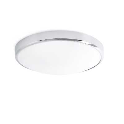 Lampe mur aluminium LED intégré chromé brillant réf. 63399