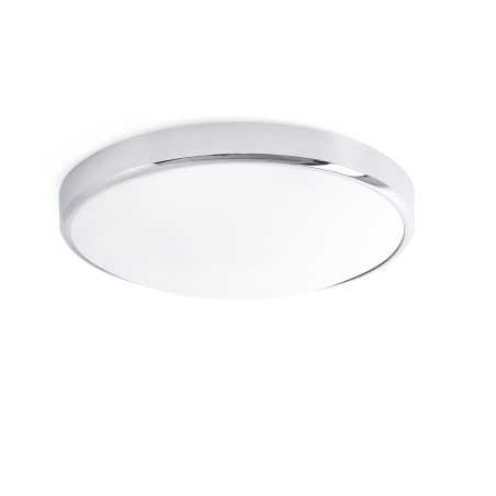 Lampe mur aluminium LED intégré chromé brillant réf. 63399