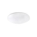 Lampe plafond aluminium LED intégré blanc mat PLESSE
