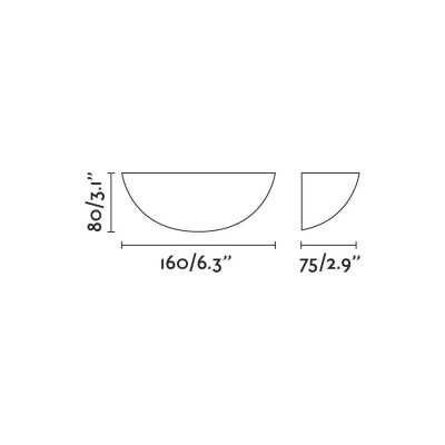 Lampe mur plâtre LED intégrée blanc DRIGAS