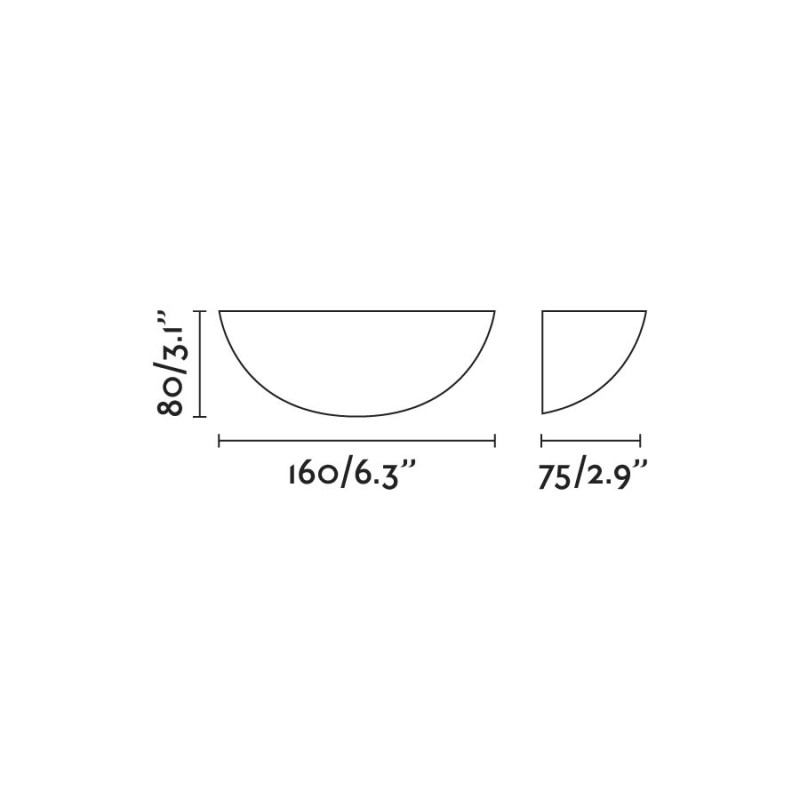 Lampe mur plâtre LED intégrée blanc DRIGAS