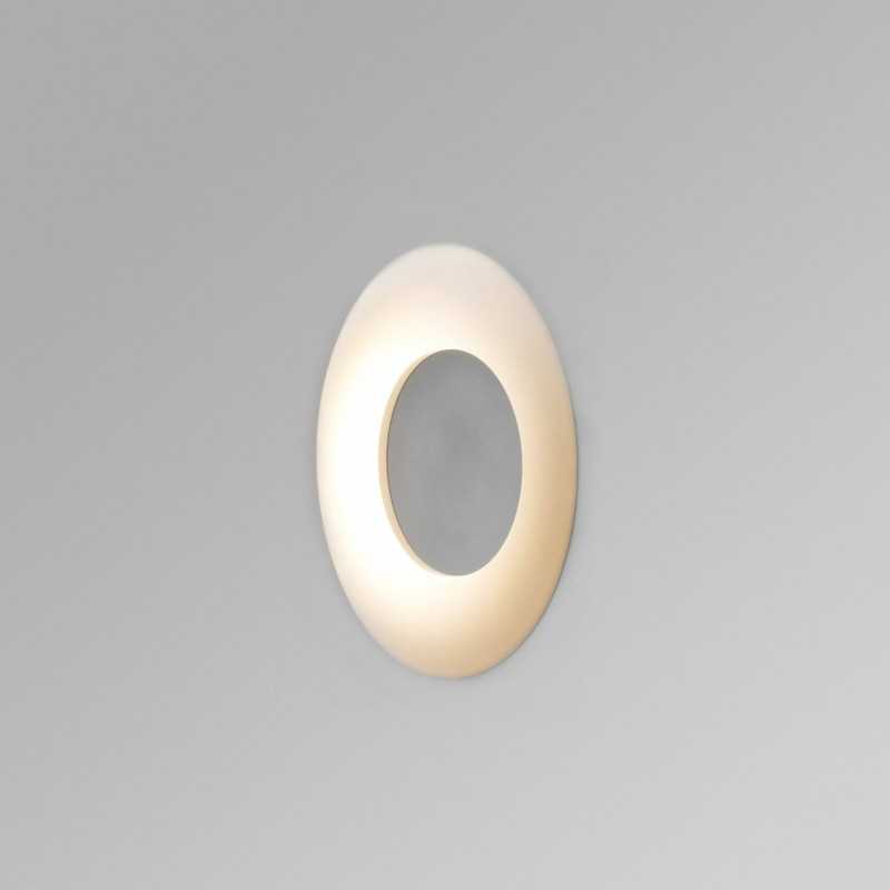 Lampe mur plâtre LED intégrée blanc LARONXE