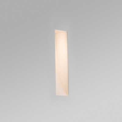 Lampe mur plâtre LED intégré blanc ANTONY