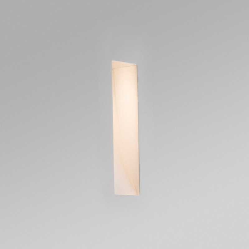 Lampe mur plâtre LED intégré blanc ANTONY