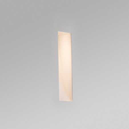 Lampe mur plâtre LED intégré blanc ANTONY