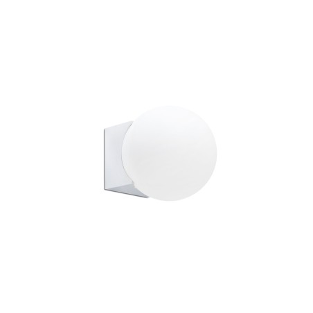 Lampe mur aluminium G9 chromé brillant PRASLAY