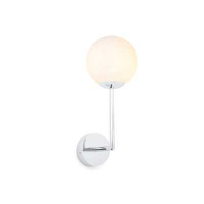 Lampe mur aluminium G9 chromé brillant EXOUDUN