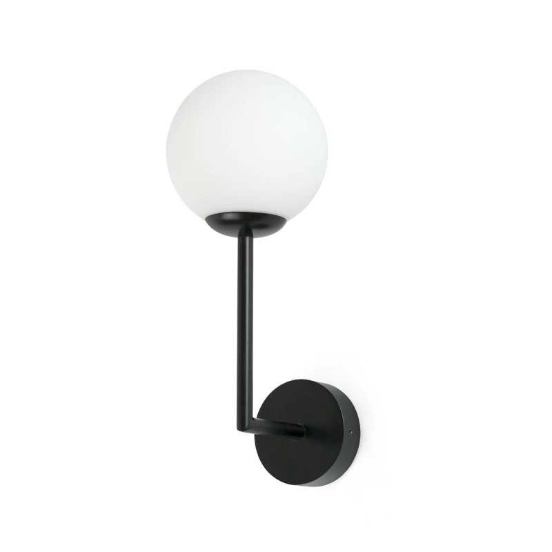 Lampe mur aluminium G9 noir mat AVEZAC