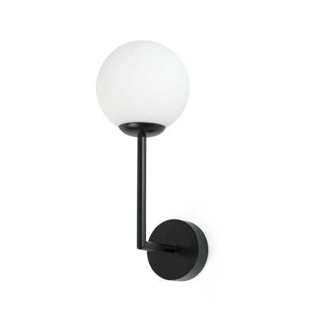Lampe mur aluminium G9 noir mat AVEZAC