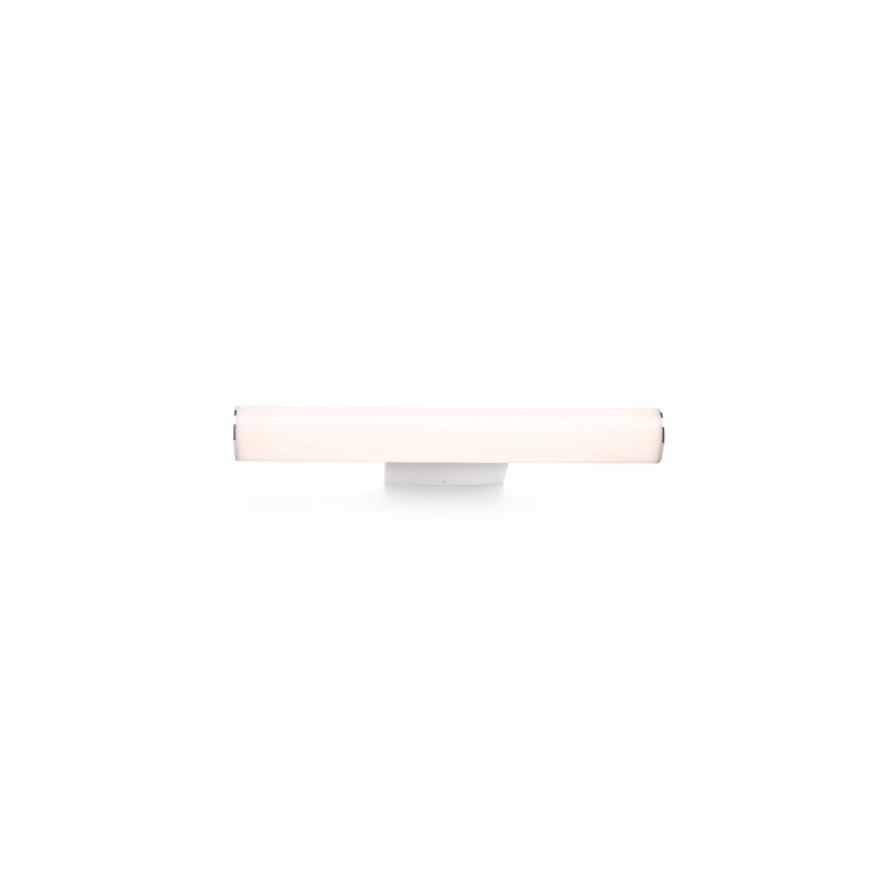 Lampe mur aluminium LED intégré chromé brillant RIQUET