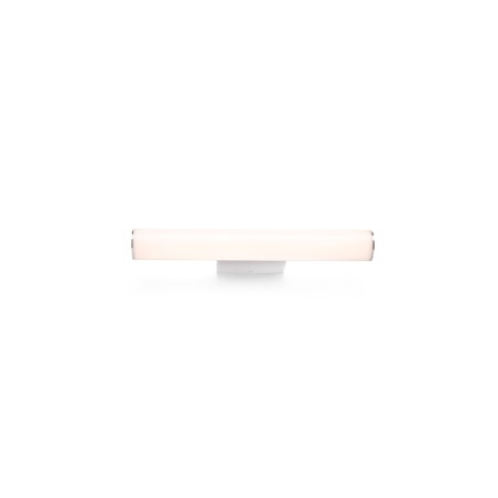 Lampe mur aluminium LED intégré chromé brillant RIQUET