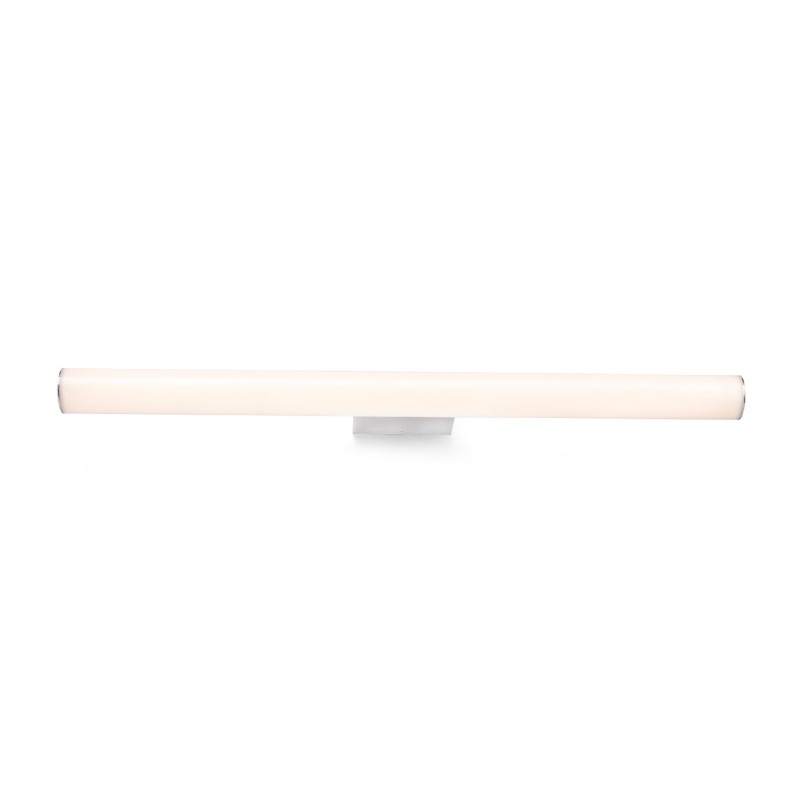 Lampe mur aluminium LED intégré chromé brillant MORETTE