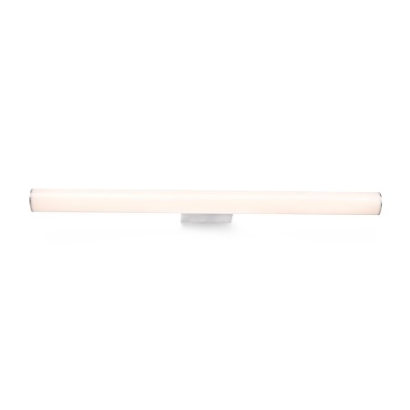 Lampe mur aluminium LED intégré chromé brillant MORETTE