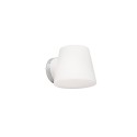 Lampe mur aluminium G9 chromé brillant GILETTE