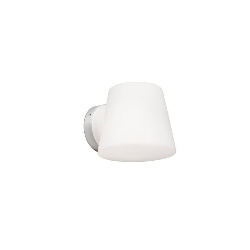 Lampe mur aluminium G9 chromé brillant GILETTE