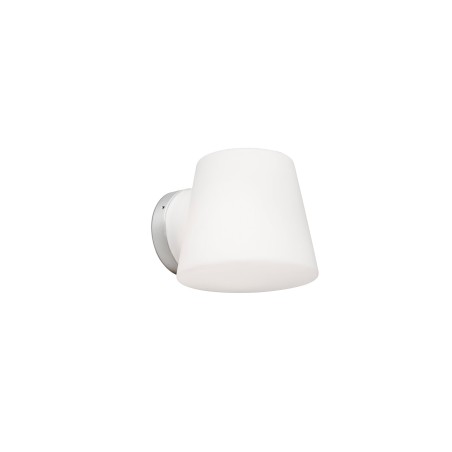 Lampe mur aluminium G9 chromé brillant GILETTE