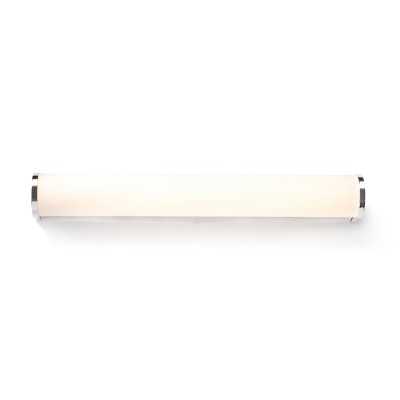 Lampe mur aluminium LED intégré chromé brillant DRACHE
