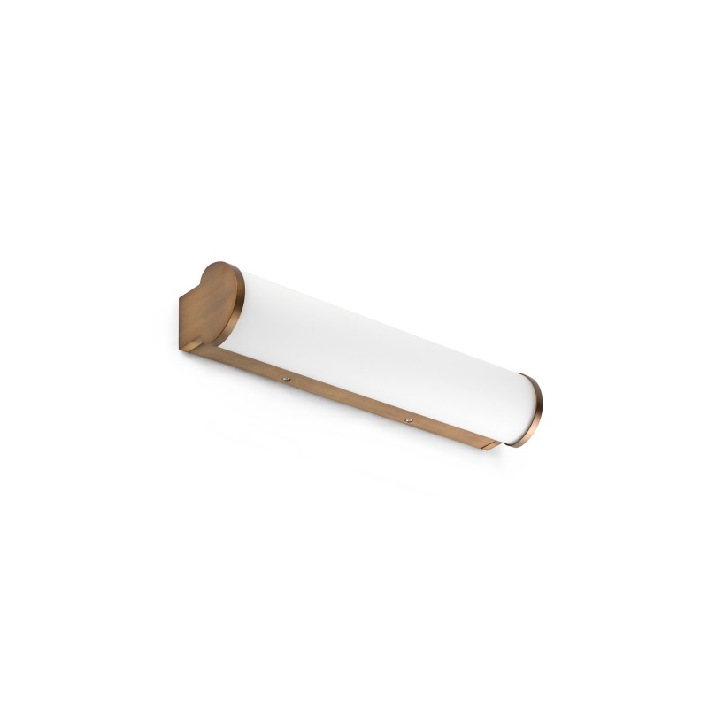 Lampe mur aluminium LED intégré bronze brossé LA TAYE