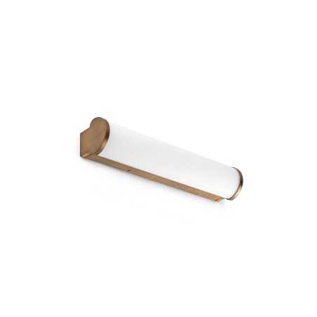 Lampe mur aluminium LED intégré bronze brossé LA TAYE