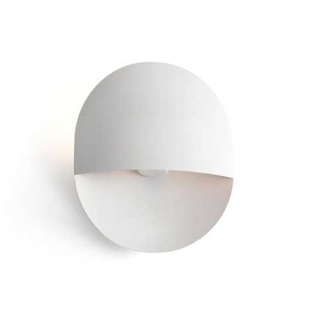 Lampe mur acier E27 blanc mat LE SOPT