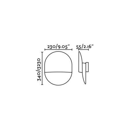 Lampe mur acier E27 blanc mat LE SOPT