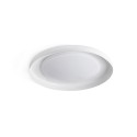 Lampe mur acier LED intégré blanc mat PERTHES