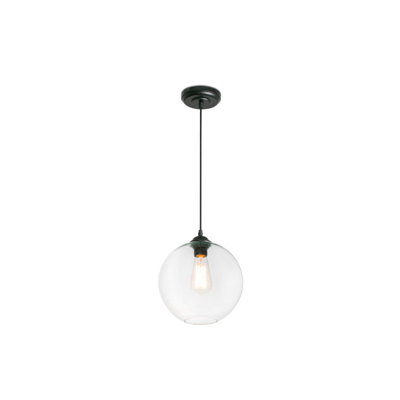 Lampe de plafond en acier E27 noir mat LITTEAU