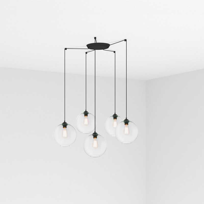 Lampe de plafond en acier E27 noir mat EPAGNY