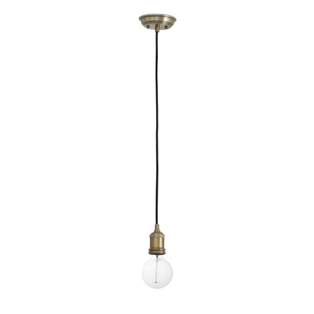 Lampe plafond acier E27 or antique VERGONS