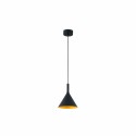 Lampe plafond acier LED intégré noir LANGIS