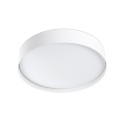 Lampe plafond acier LED intégré blanc mat SAULES