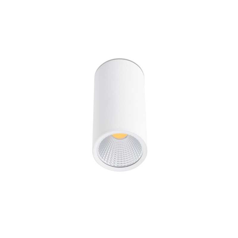 Lampe plafond aluminium LED intégré blanc mat WITTEN