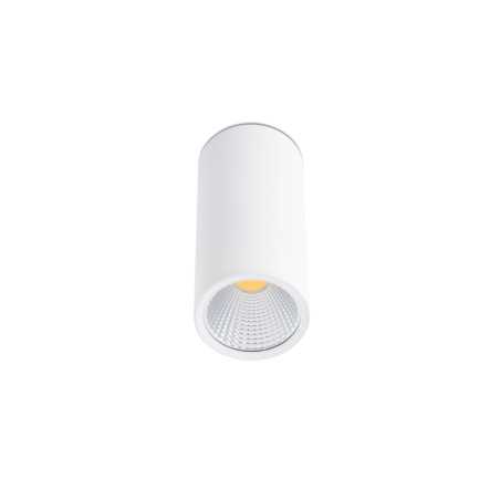 Lampe plafond aluminium LED intégré blanc mat WITTEN