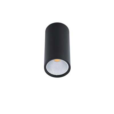 Lampe plafond aluminium LED intégré noir mat MIRANDE