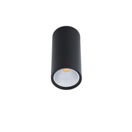 Lampe plafond aluminium LED intégré noir mat MIRANDE