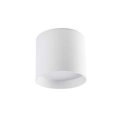 Lampe plafond aluminium LED intégré blanc mat FLETRE
