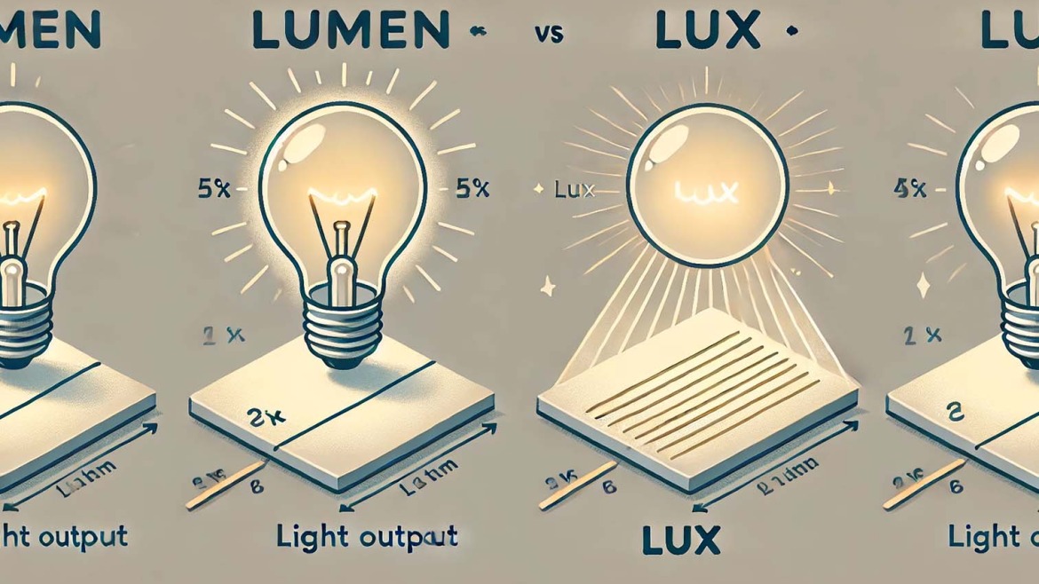 Quelle est la différence entre lumen et lux ? Nous vous l'expliquons de manière simple
